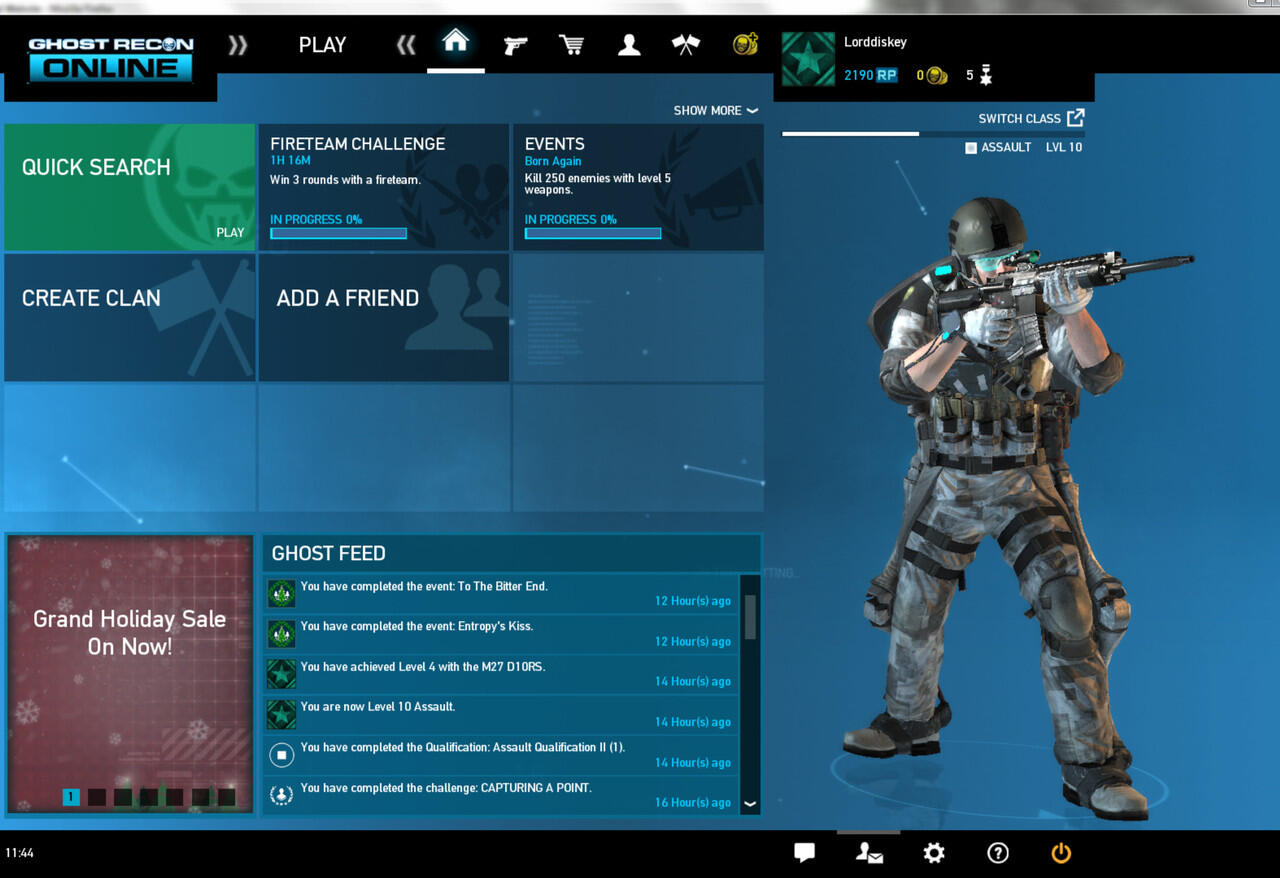 LOUNGE Tom Clancy's GHOST RECON ONLINE