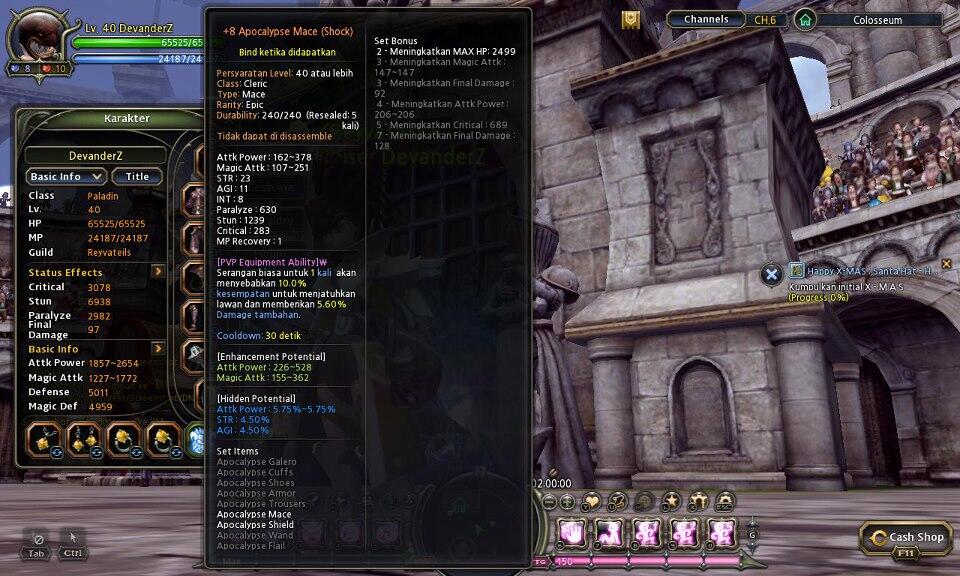 J>CHAR DRAGON NEST INDONESIA SERVER ALTHEA!!!