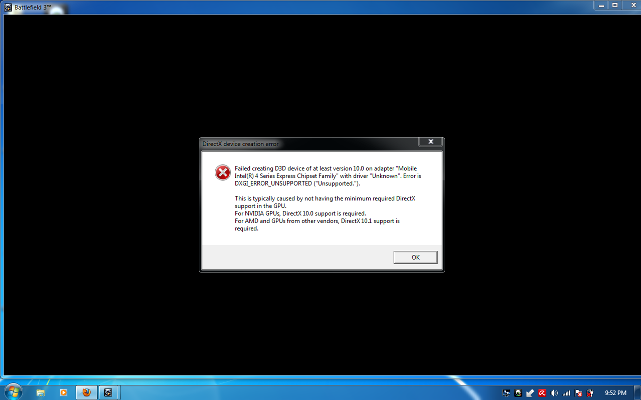 error battlefield 3 ..yg ngerti soal eror eroran ,..helep me ..:D