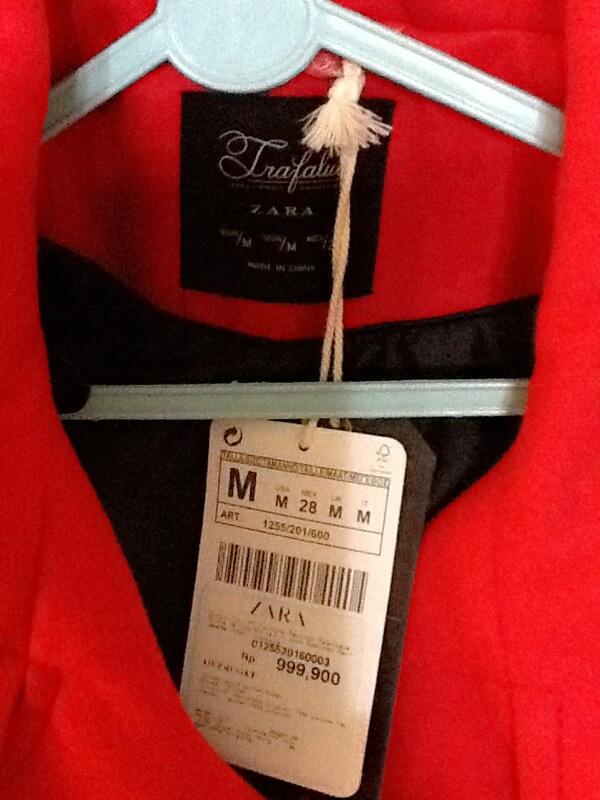 Jual Coat/Jaket ZARA New & Original SALE, cuma ratusan ribu