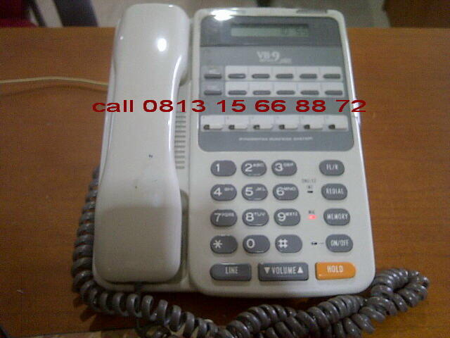 PABX Panasonic VB-5250XF + 8 unit speakerphone handsfree phone BERFUNGSI NORMAL