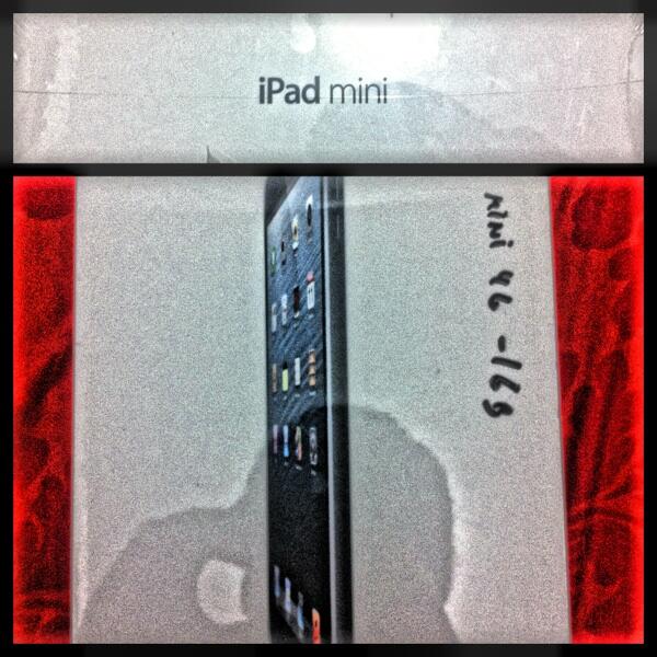 Jual cepat! iPad mini 16gg wifi celular!