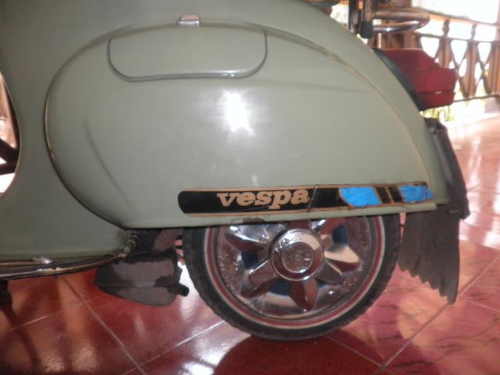 Vespa P100TS siap pakai