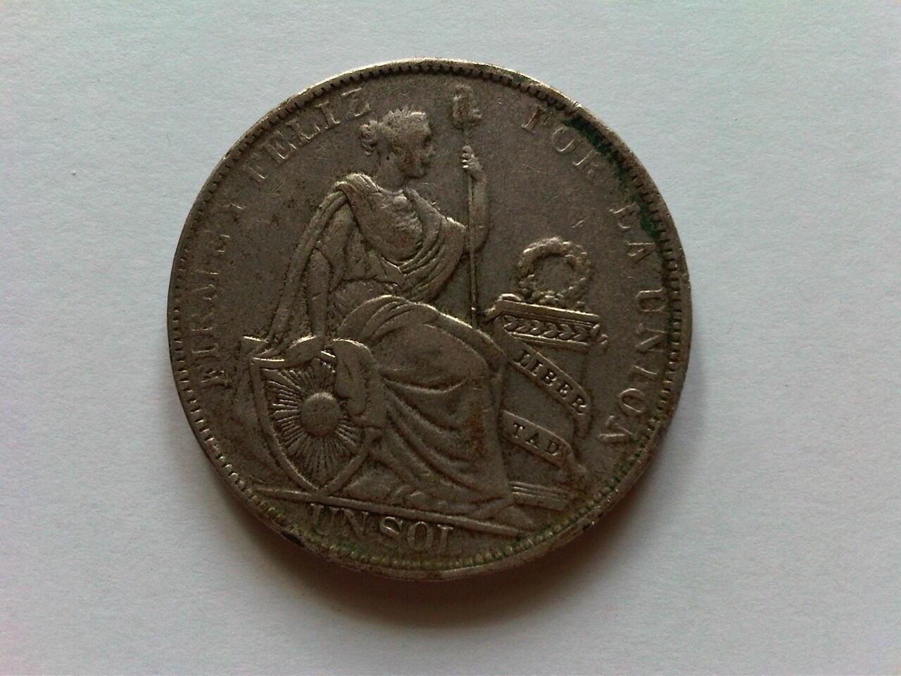 Koin Perak Peru 1930
