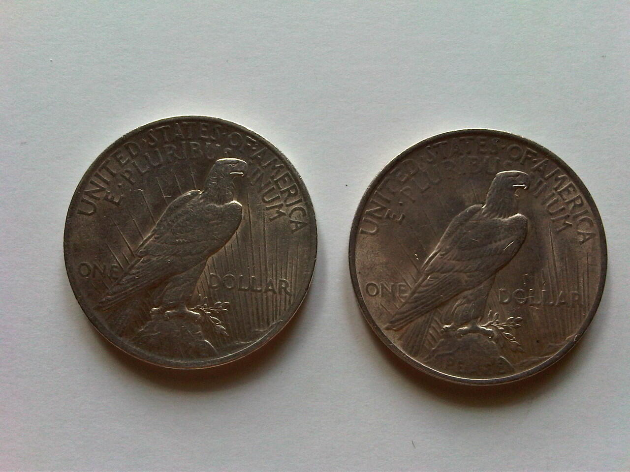 Koin Perak US Peace Dollar 1922