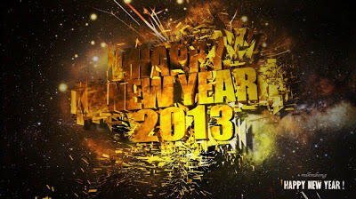 Wallpaper Ucapan Happy New Year 2013