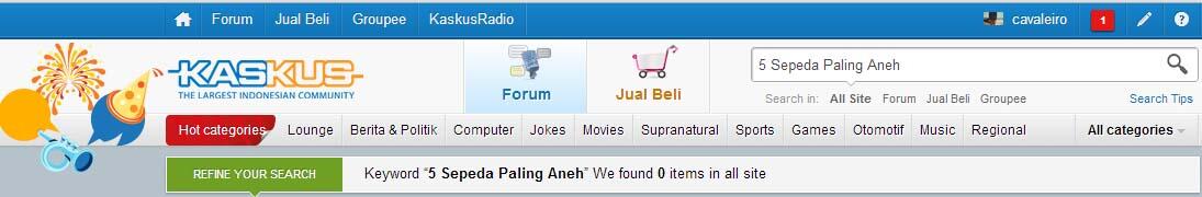 5 Sepeda Paling Aneh