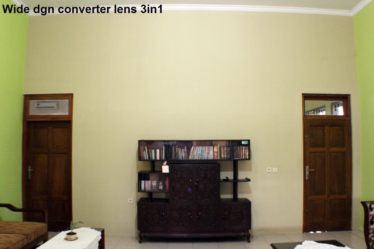 Converter Lens (Wide, macro, dan fisheye) 3 in 1 for canon and nikon
