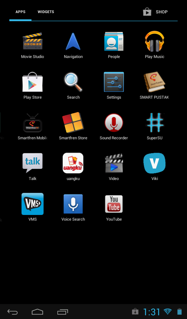 SMARTFREN ANDROTAB GEN 1 "JELLYBEAN ROOTED" ON SALE