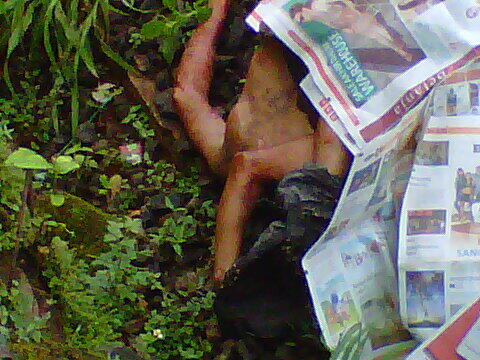 Tertabrak kereta td pagi 02 Januari 2013 (depok)