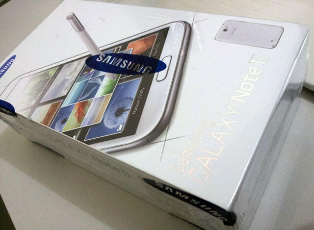 Samsung Galaxy Note 2, garansi resmi lokal, segel baru
