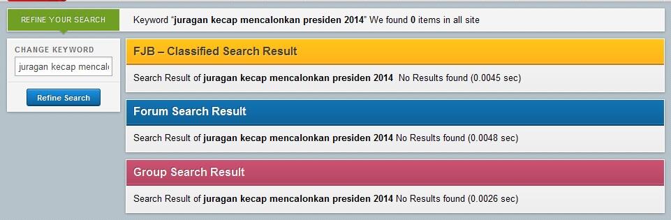 Juragan Kecap mencalonkan Presiden 2014