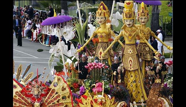 Indonesia Raih Piala Presiden dalam Parade Bunga Pasadena 2013