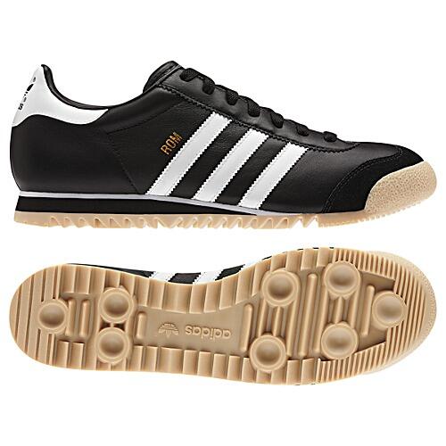 Terjual sepatu adidas ROM  ORIGINALS Black stripe White 