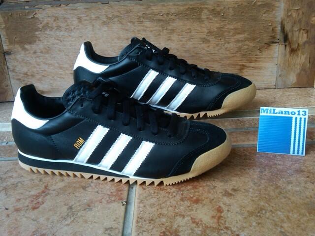 Cari sepatu adidas ROM  ORIGINALS Black stripe White 100 