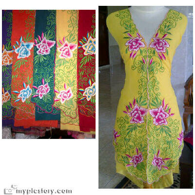 kain kebaya bali bordiran