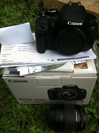 jual Canon 650D & sony Nex-6,..baru 2 minggu..