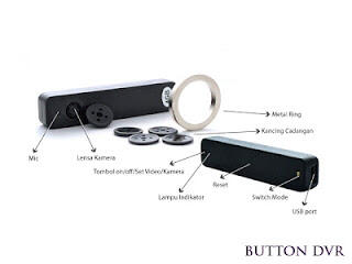 Kamera Pengintai / Spy Camera berbentuk Kancing