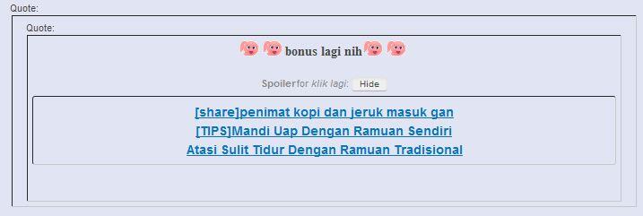 CARA NAMPILIN LIST THREAD LAIN GIMANA CARANYA?
