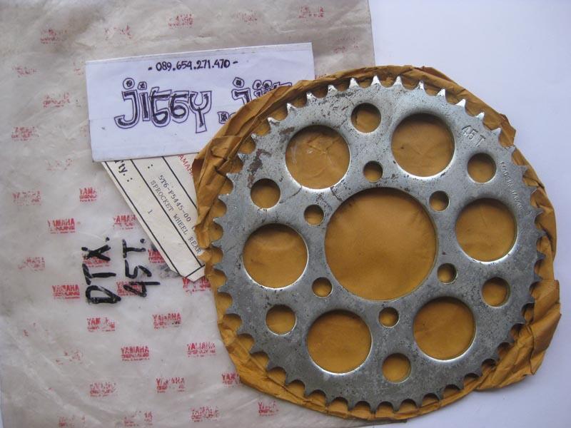 jual gear belakang yamaha DT Original Made in Japan