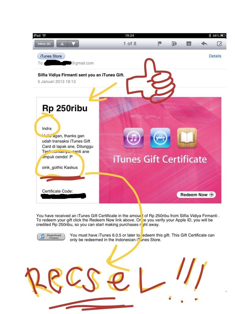 ►►► Jasa Beli iTunes Gift Card Indonesia Dijamin Original & Legal by oink_gothic ◄◄◄