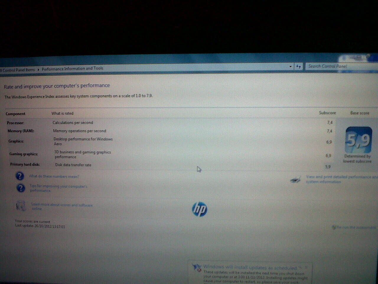 (NEW) Jual Laptop merk HP Pavilion DV6-6019TX Core i7 HD 1 TeraByte (NEW)