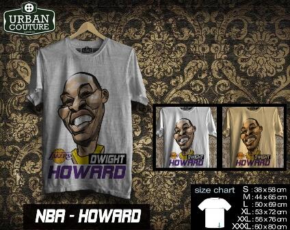 T-SHIRT KAOS DISTRO NBA BASKETBALL ( MIAMI HEAT LAKERS ETC) & SLAMDUNK READY STOCK !!