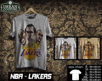 T-SHIRT KAOS DISTRO NBA BASKETBALL ( MIAMI HEAT LAKERS ETC) & SLAMDUNK READY STOCK !!