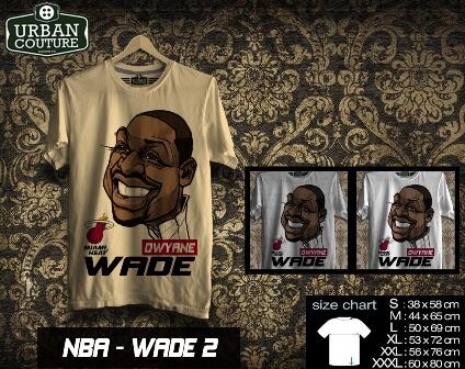 T-SHIRT KAOS DISTRO NBA BASKETBALL ( MIAMI HEAT LAKERS ETC) & SLAMDUNK READY STOCK !!