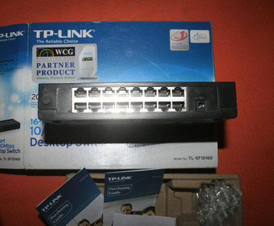 TP-LINK 16-PORT 10/100MBPS DESKTOP SWITCH/HUB