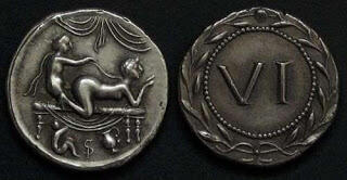 Mata uang porno zaman Romawi Kuno