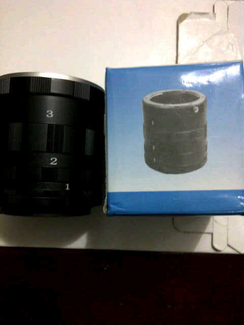 Jual murah aksesoris macro for canon ( ex tube dan filter close up)