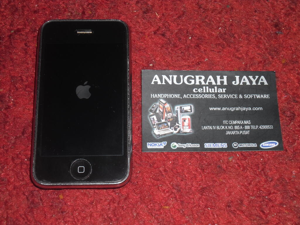iPhone 3GS 32GB FU Black Second Mulus 95%, Lengkap, Murah Gan