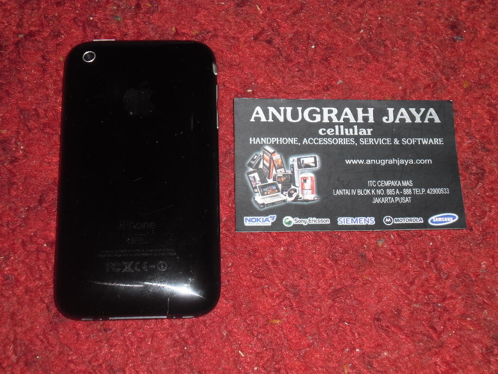 iPhone 3GS 32GB FU Black Second Mulus 95%, Lengkap, Murah Gan