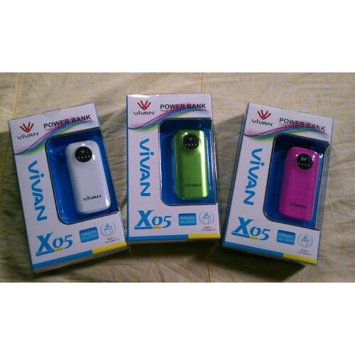 Powerbank Power Bank Vivan X05 5600mAh Original Termurah