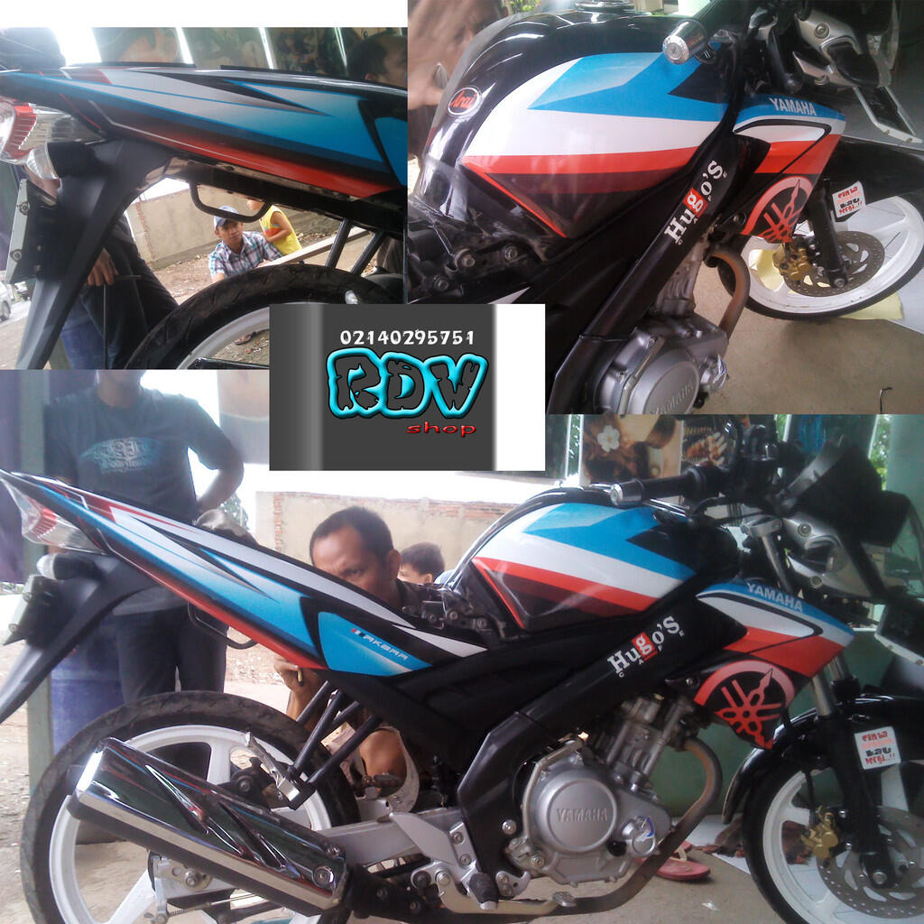 Terjual DECAL  CUSTOM UNTUK  SEMUA MOTOR  DESAIN SUKA SUKA 