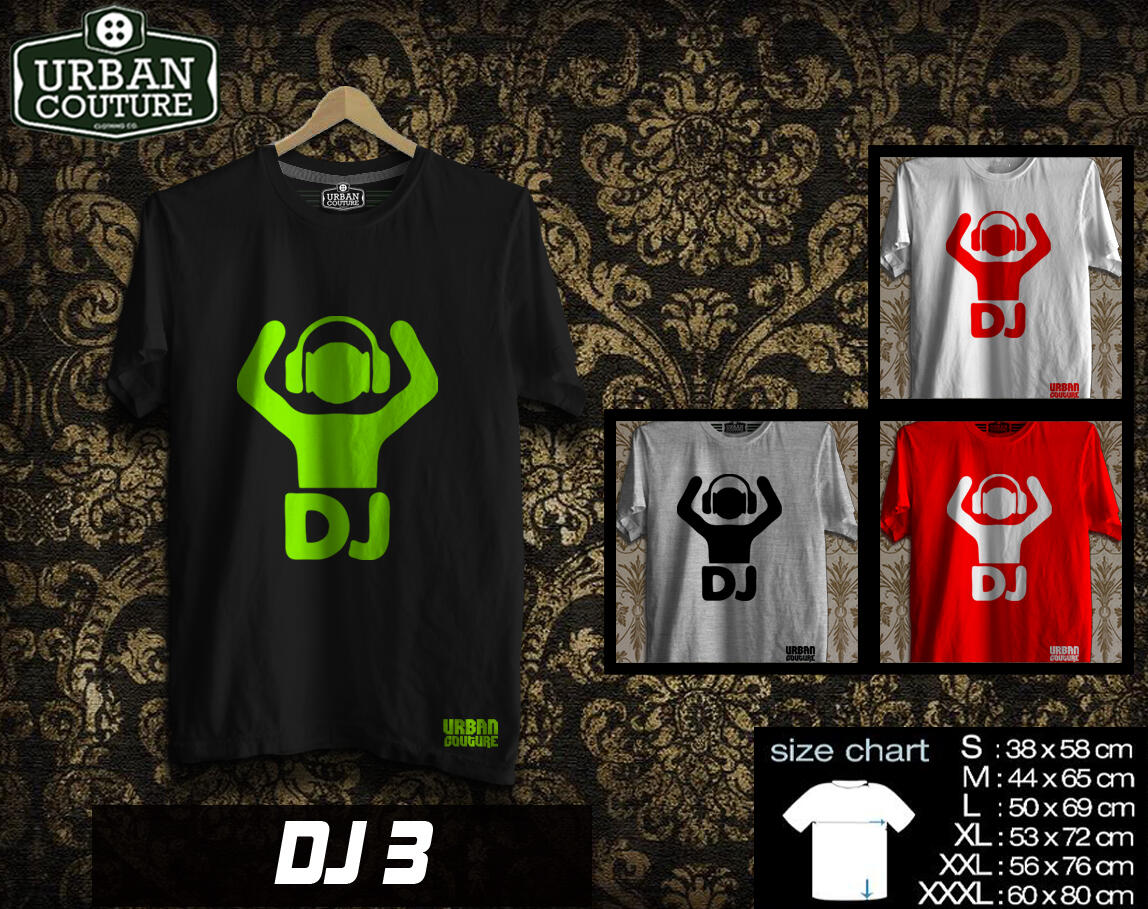 Cari Kaos Aneka Gambar dan Motif DJ Disc Jockey keren 