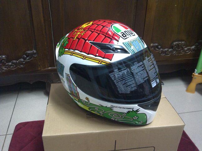 Helm AGV K3 V.Rossi (New Design il Laureato, Donkey, Valencia, Mugello Hands)TERMURAH