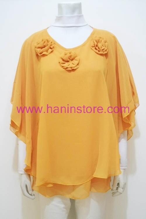 Terjual B1476 Blus Kalong  Sifon Busana  Muslim  Terbaru 