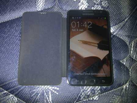 JUAL CEPAT SAMSUNG GALAXY NOTE 1 N7000 BLACK MURAH FULLSET CUMA 3 JUTAAN TERMURAH