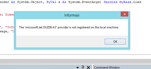 Vb.Net pada Windows 7 / windows 8