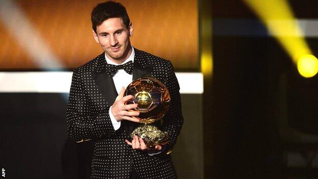 Resmi! Lionel Messi Pemain Terbaik Dunia 2012 