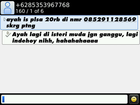 sms ayah transfer pulsa :ngakaks