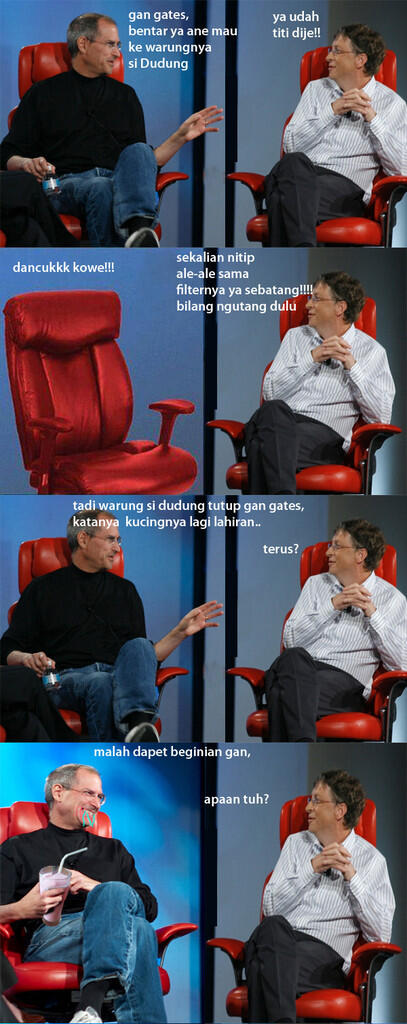  Komik Bill Gates VS Steve Job Edisi 2 Gan...