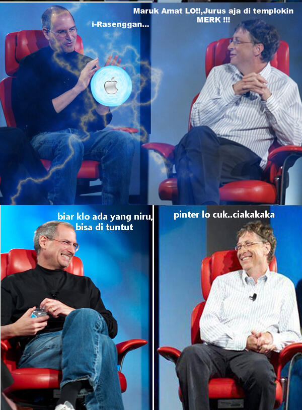  Komik Bill Gates VS Steve Job Edisi 2 Gan...