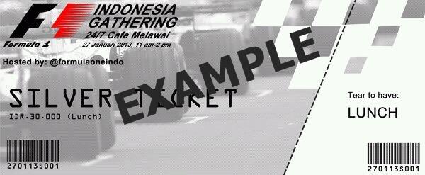 "FIRST" GATHNAS F1 MANIA INDONESIA