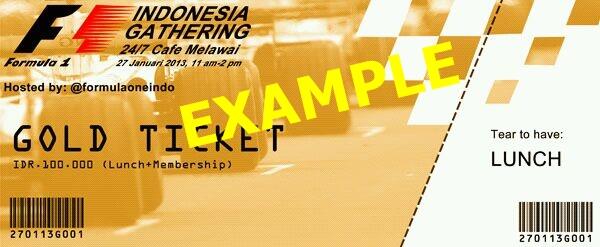 "FIRST" GATHNAS F1 MANIA INDONESIA