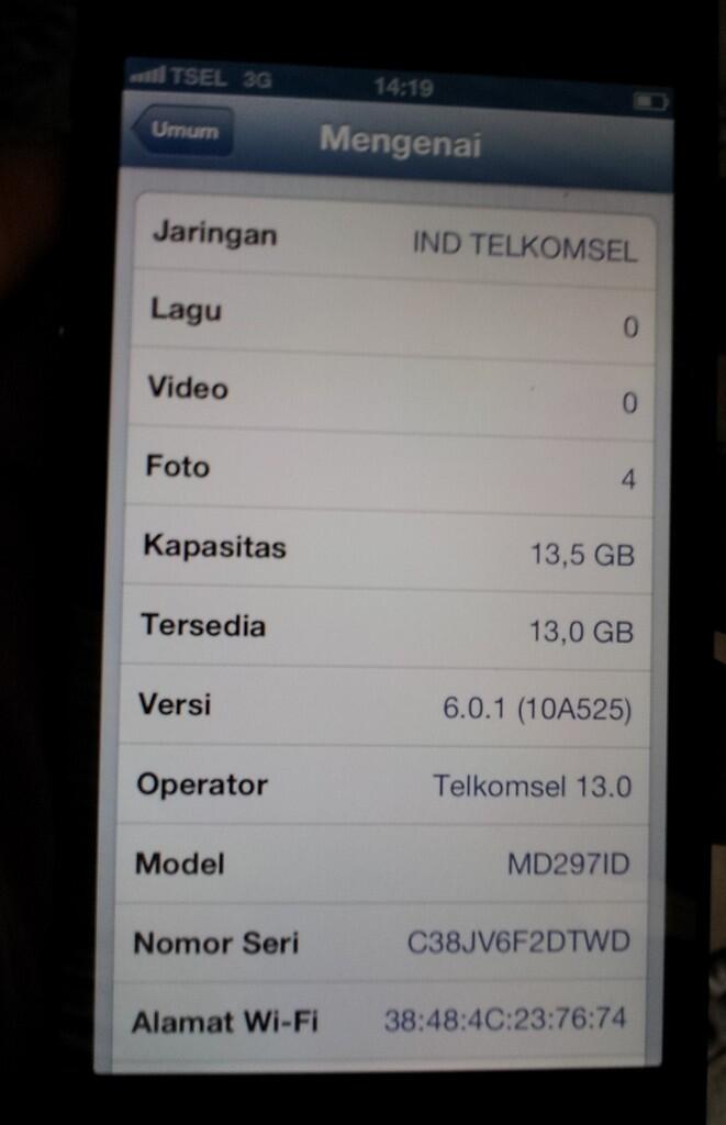 IPHONE 5 16GB MINT CONDITION,PEMAKAIAN BLM 1MINGGU MALANG