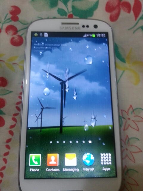 SAMSUNG SIII white special update langka + made in korea