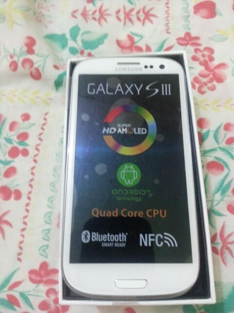SAMSUNG SIII white special update langka + made in korea